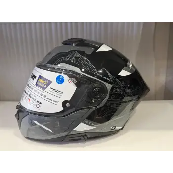 KASK MT ATOM 2 HİGHLANDS C2 PARLAK GRİ