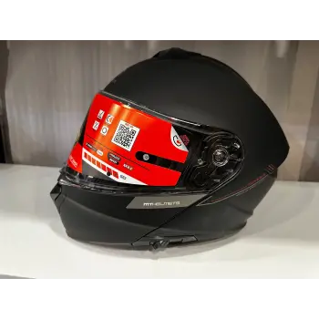 KASK MT GENESİS SV A1 ÇENE AÇILIR MAT SİYAH