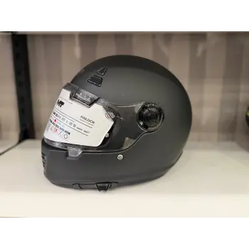 Kask Mt Jarama Sv Mat Siyah Cafe Racer