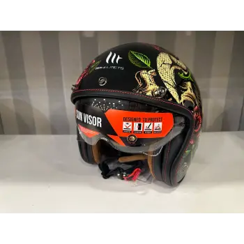 KASK MT LEMANS 2 SV BREAKOUT B9 PARLAK ŞEFFAF VİZÖRLÜ