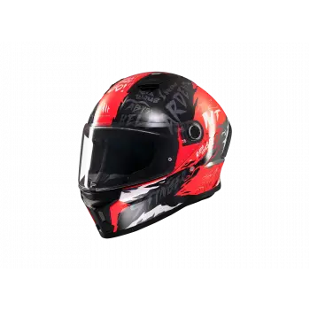 KASK MT STINGER ARDENT C5 PARLAK SİYAH/KIRMIZI