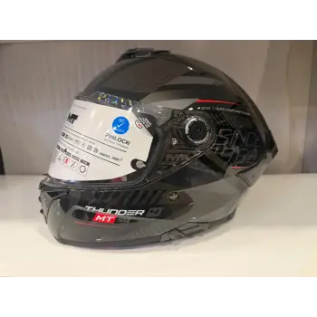 KASK MT THUNDER 4R SV LUMİNENCE D1 PARLAK GRİ