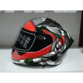 KASK MTS PRO 801 WAR GÜNEŞ GÖZLÜKLÜ MAT GRİ/KIRMIZI