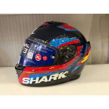 Kask Shark D-SKWAL 3 SPEED-VIB Blue Red Blue