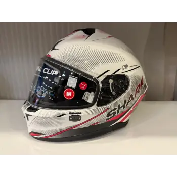 Kask Shark Skwal Cup Speed-Tech BEYAZ/KIRMIZI