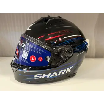 Kask Shark Skwal İ3 Lıght-Blur Siyah/Kırmızı/Mavi