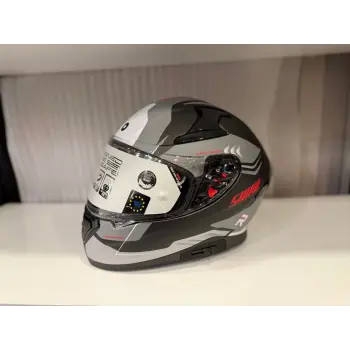 KASK SHIRO KATANA SV ORBE MAT GRİ/SİYAH