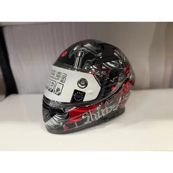 KASK SHIRO KATANA SV SAMURAİ KIRMIZI/SİYAH