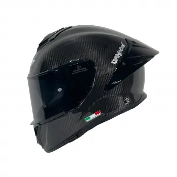 KASK SWAY 861F D CARBON PARLAK SİYAH
