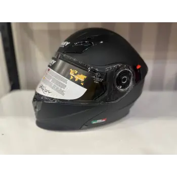 KASK SWAY 926 MAT SİYAH ÇENE AÇILIR