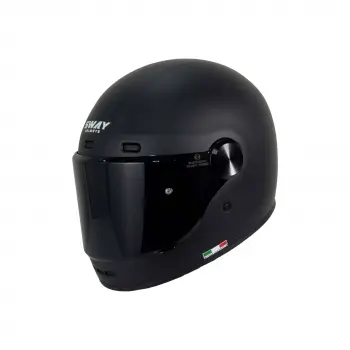 KASK SWAY SW-V6 RETRO MAT SİYAH
