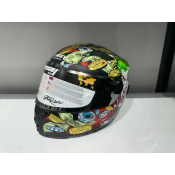 KASK SWAY SW 820 UGLY FULLA FACE GÜMÜŞ VİZÖR