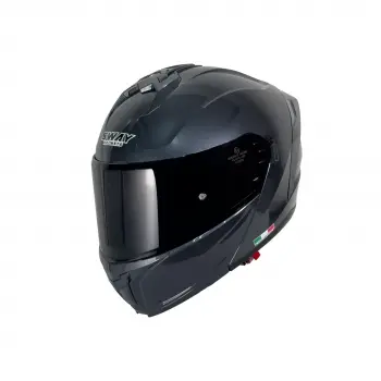 KASK SWAY SW 919 HD Grey PARLAK Çene Açılır