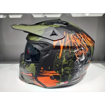 KASK SWAY X1-X SEUL BLACK/GREY/TURUNCU ÇENE ÇIKAN