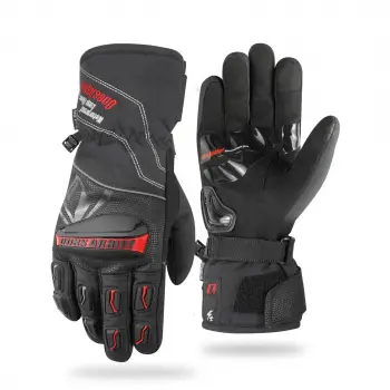 ONES AGAIN ELDİVEN MG01 UZUN KIŞLIK KIRMIZI/SİYAH