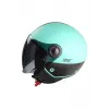 KASK MTS FX-101 MAT MİNT/SİYAH ÇENESİZ