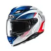 KASK HJC F71 CATOS MC21 MAVİ/BEYAZ