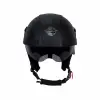 KASK SWAY TEX 130 ZN Siyah Deri Miğfer Kask