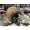 Kask TEX 701 JYT Kahverengi Deri + BOOBLE CAM