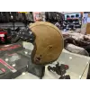 Kask TEX 701 JYT Kahverengi Deri + BOOBLE CAM