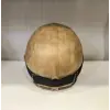 Kask TEX 701 JYT Kahverengi Deri + KASK MASKELİ