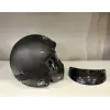Kask TEX 701 JYT Siyah Deri + KASK MASKELİ