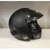 Kask TEX 701 JYT Siyah Deri + KASK MASKELİ