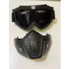 TEX 710 Jet Kask Maskesi Siyah Cam