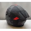 AXXIS KASK HAWK EVO SV TYPE STUDIO B5 MAT KIRMIZI/SİYAH