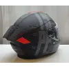 AXXIS KASK HAWK EVO SV TYPE STUDIO B5 MAT KIRMIZI/SİYAH