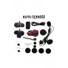 Crown Micro 6 Kişilik Motosiklet Kask Bluetooth intercom Seti CMMK-06 PLUS