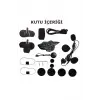 Crown Micro CMMK-08 8 Kişilik Motosiklet Kask Bluetooth İntercom Seti