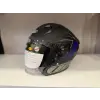 KASK CRN 620 AİR ÇENESİZ MAT SİYAH/MAVİ