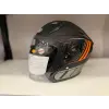 KASK CRN 620 AİR ÇENESİZ MAT SİYAH/TURUNCU