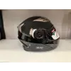 KASK CRN 925 ÇENE AÇILIR PARLAK SİYAH