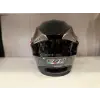 KASK CRN 925 ÇENE AÇILIR PARLAK SİYAH