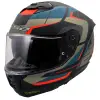 KASK LS2 STREAM 2 ROAD MAT SİYAH-GRİ-MAVİ-KIRMIZI