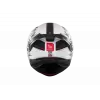 KASK MT BRAKER SV CHARM A1 MAT SİYAH/BEYAZ