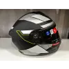 KASK MT GENESİS SV TALO B2 ÇENE AÇILIR MAT SİYAH/SARI