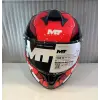 KASK MT HELMETS TARGO S PIQUERAS B5 PARLAK KIRMIZI