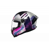 KASK MT STINGER TRON C8 PARLAK GRİ/PEMBE