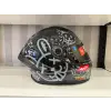 KASK MT STINGER RAM F1 PARLAK SİYAH/GRİ