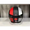 KASK MT THUNDER 4 SV TEARS B5 MAT SİYAH/KIRMIZI