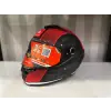 KASK MT THUNDER 4 SV TEARS B5 MAT SİYAH/KIRMIZI