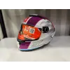 KASK MT THUNDER 4 SV TEARS C8 PARLAK İNCİ BEYAZ/PEMBE