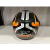 KASK MTS 625 WASP ÇENESİZ GÜNEŞ GÖZLÜKLÜ TURUNCU/SİYAH