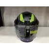 KASK MTS 625 WASP ÇENESİZ GÜNEŞ GÖZLÜKLÜ YEŞİL/SİYAH