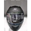 KASK MTS PRO 801 MAT SİYAH GÜNEŞ GÖZLÜKLÜ