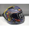 KASK MTS PRO 801 ZOMBİ GÜNEŞ GÖZLÜKLÜ ORANGE/BLUE