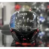 Kask Shark Oxo Sıkter Çene Açılır Gümüş/Siyah/Kırmızı